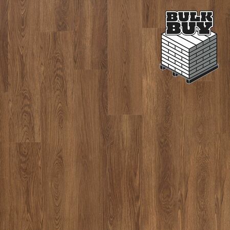 MOHAWK Basics Pallet Vinyl Plank Flooring in Garnet Brown  2mm, 8" x 48"  (2719.8-sqft/pallet) VFP05-851